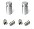 Polionda  4 Distanziali argento/satinato 13mm
